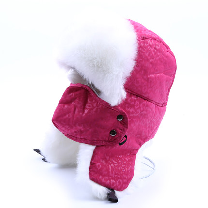 男士冬季雷锋帽棉帽子女冬韩版潮帽子冬天口罩帽加厚保暖护耳帽子