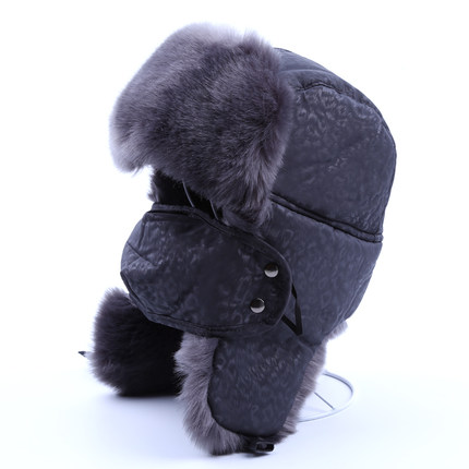 男士冬季雷锋帽棉帽子女冬韩版潮帽子冬天口罩帽加厚保暖护耳帽子