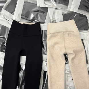 女外穿 加绒高腰收腹提臀显瘦紧身打底裤 吾馨羊绒保暖鲨鱼裤 女冬季