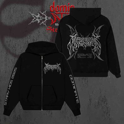 stray kids vector Hoodie Design StrayKids Dominate Tour zip