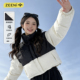 套装 冬季 户外运动风保暖防寒拼色立领棉服外套女加绒休闲裤 ZEENI
