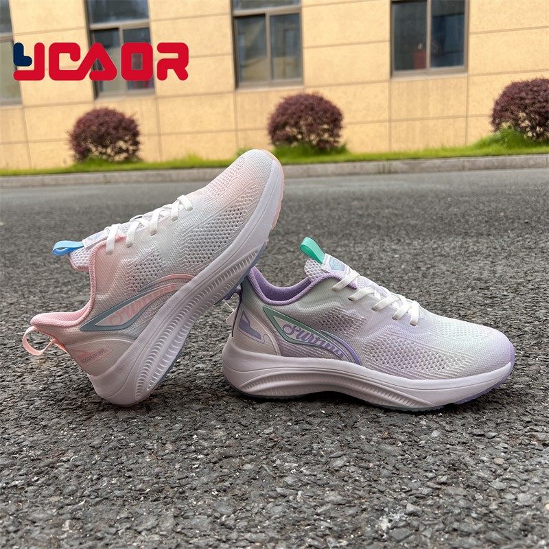 永高人童鞋2023夏季女大童39码单网镂空透气系带休闲运动鞋x35060