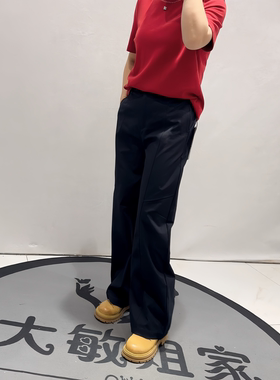 豪雅依绣25009年货新款欧货女裤加大码女装胖妹妹宽松显瘦弯刀裤