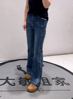 柏菲蒂初冬新款大码加绒牛仔裤女