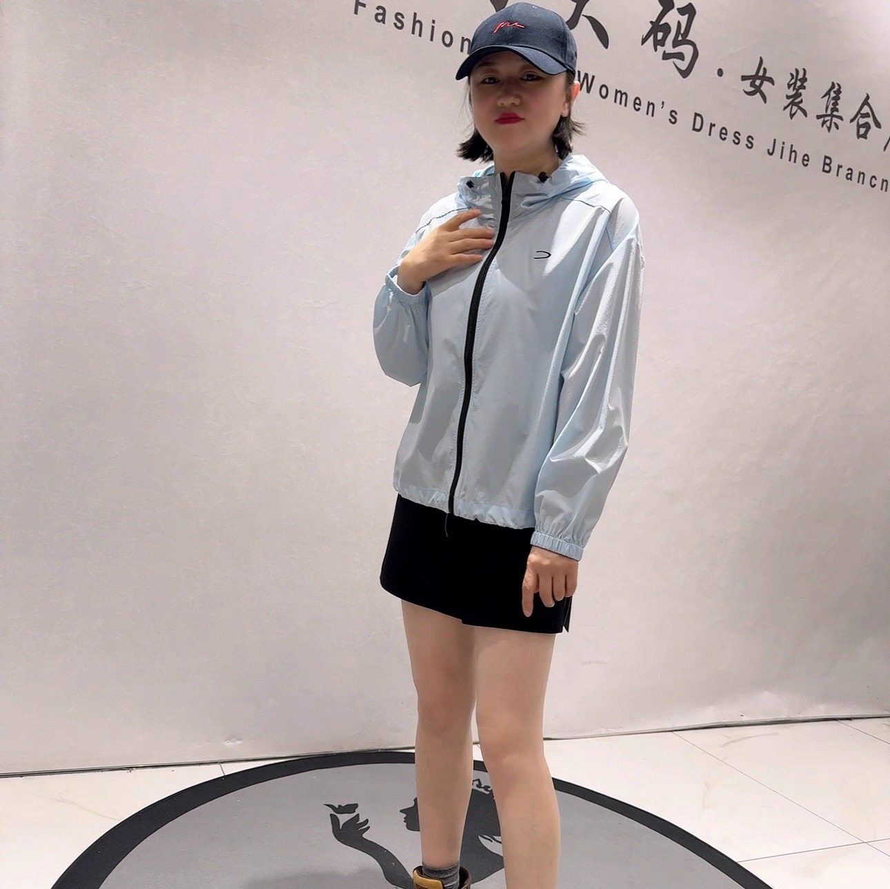 针丝缘子汇6069年货春款连帽防晒外套加大女装胖妹妹减龄显瘦开衫,女装/女士精品,常规大码外套,淘宝优惠券,粉丝福利购,淘宝优惠卷