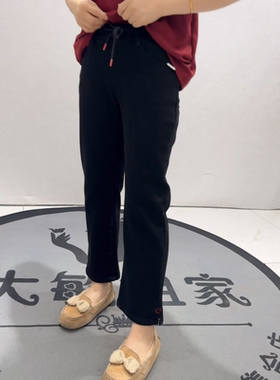 柏菲蒂8853冬季新款加绒牛仔裤加大码女装胖妹妹百搭显瘦女裤长裤