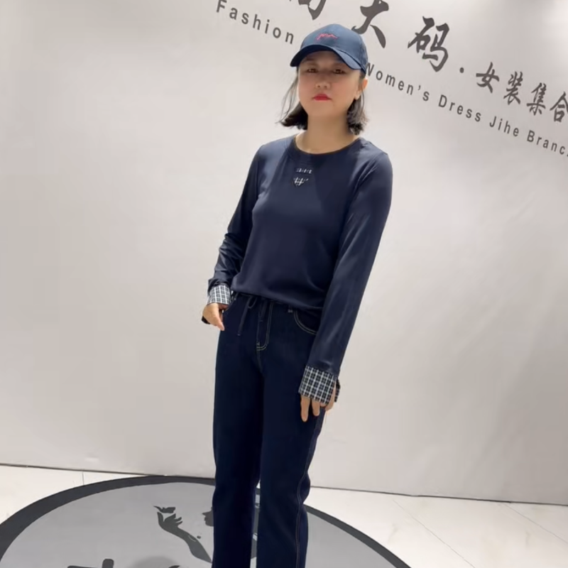 女权贵族秋冬款大码百搭打底衫女