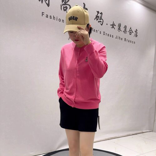 女权贵族秋冬新款大码针织衫开衫