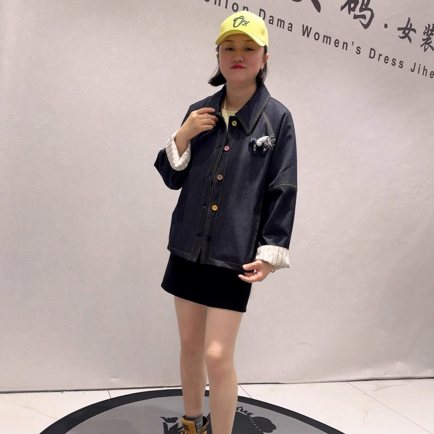 针丝缘子汇6321年货春款牛仔外套加大女装胖妹妹减龄显瘦开衫上衣,女装/女士精品,常规大码外套,淘宝优惠券,粉丝福利购,淘宝优惠卷