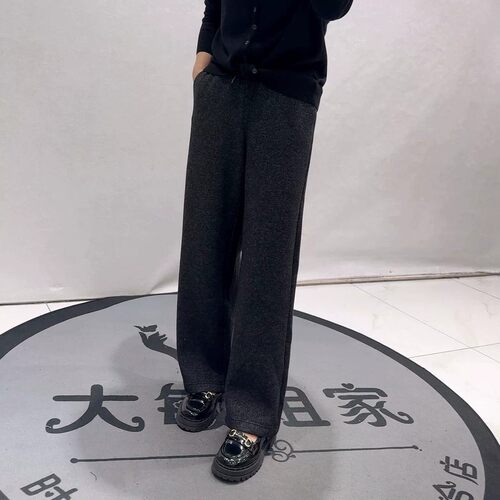 芮娜依莲秋冬新款大码加绒显瘦裤