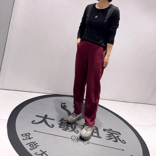 芮娜依莲冬季新款大码加绒女裤潮