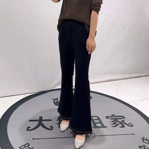 芮娜依莲秋冬新款大码显瘦女裤子