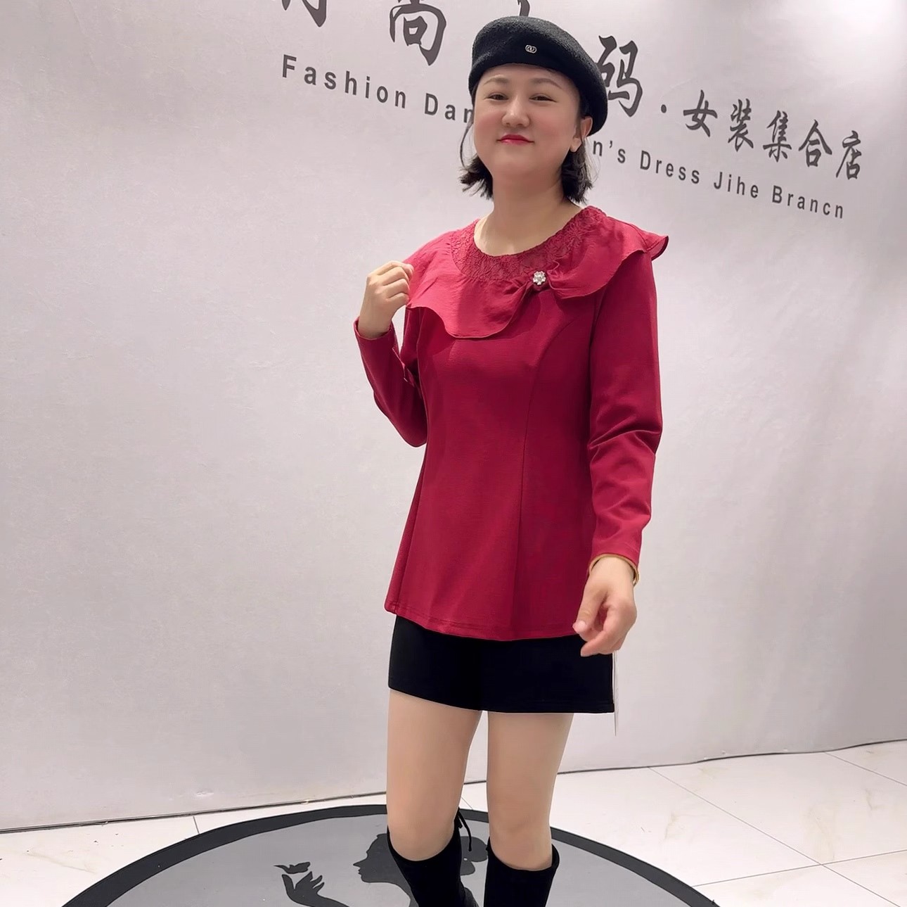 女权贵族年货春款大码女人味上衣