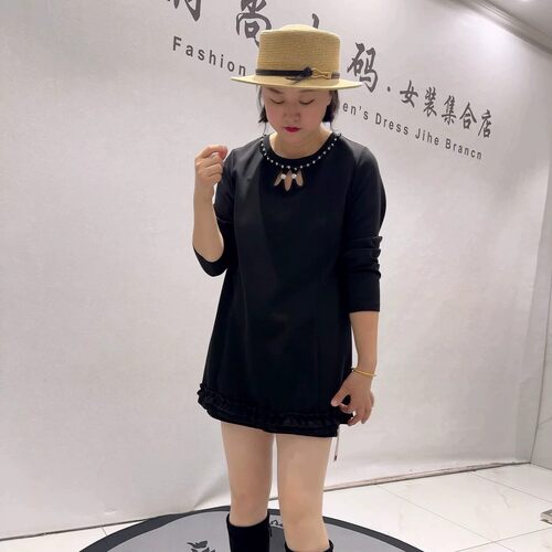 芮娜依莲秋冬新款大码一手长上衣