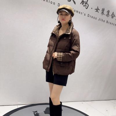 芮娜依莲冬新款大码欧货棉服外套
