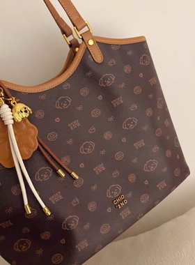 小南风Chio 面包小狗榛果物语托特包包女大容量手提单肩包妈妈包