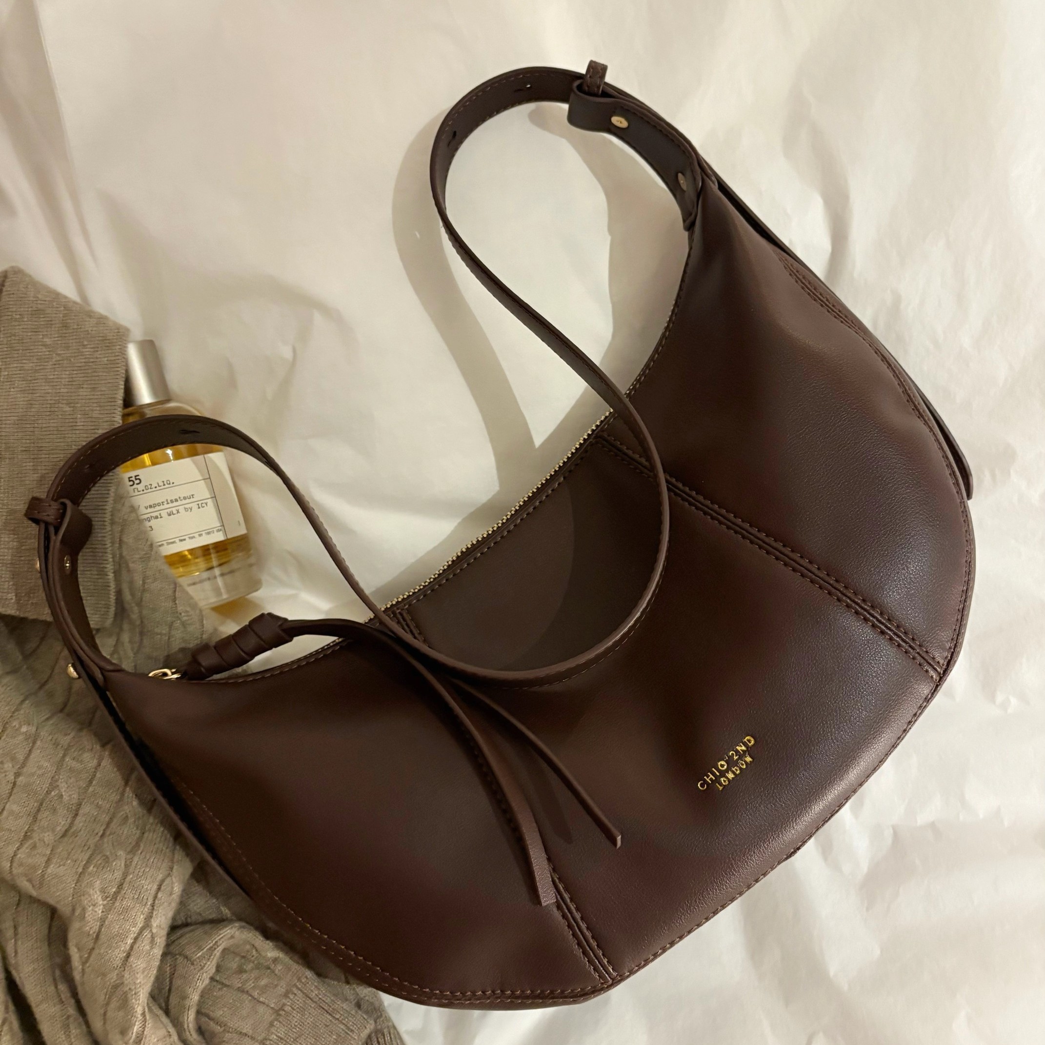 小南风Chiolem风牛皮腰包女