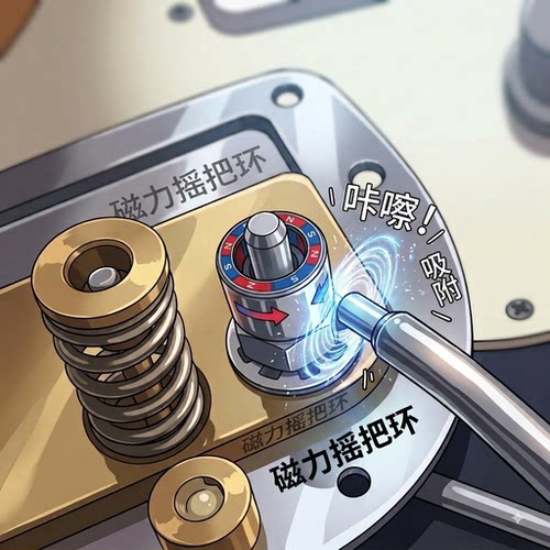 磁吸摇把改装环 超强吸力改装环 Fender JazzMaster/Jaguar  日规