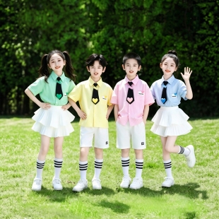 小学生啦啦队舞蹈服装儿童六一集体表演服幼儿园毕业合唱统一班服