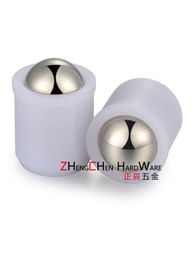尼龙440C硬质钢珠光身定位珠压入式球头柱塞 PFPSN3/4/5/6/8/10