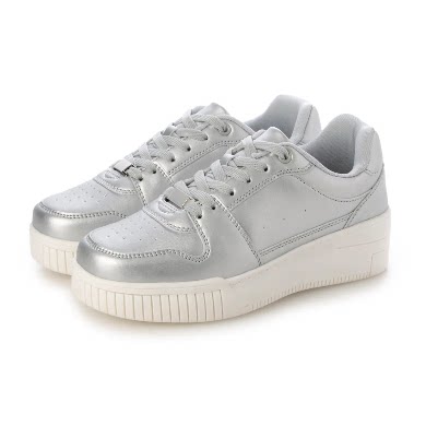 日本EVOL 百搭厚底休闲鞋2025新款秋季厚底百搭小白鞋运动鞋子