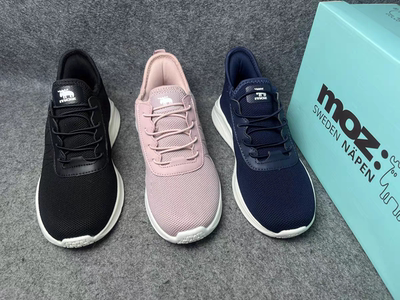 瑞典MOZ 2025新款网面透气轻便老人健步鞋老北京布鞋中老年防滑