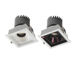 德里西斯窄边方形led射灯嵌入式防眩斗胆灯客厅顶无主灯点光源125