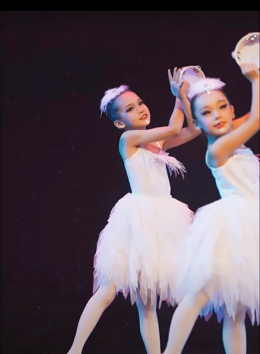 布谷鸟演出服珍妮舞蹈布谷鸟芭蕾裙快乐的布谷鸟铃鼓道具向天歌鹅