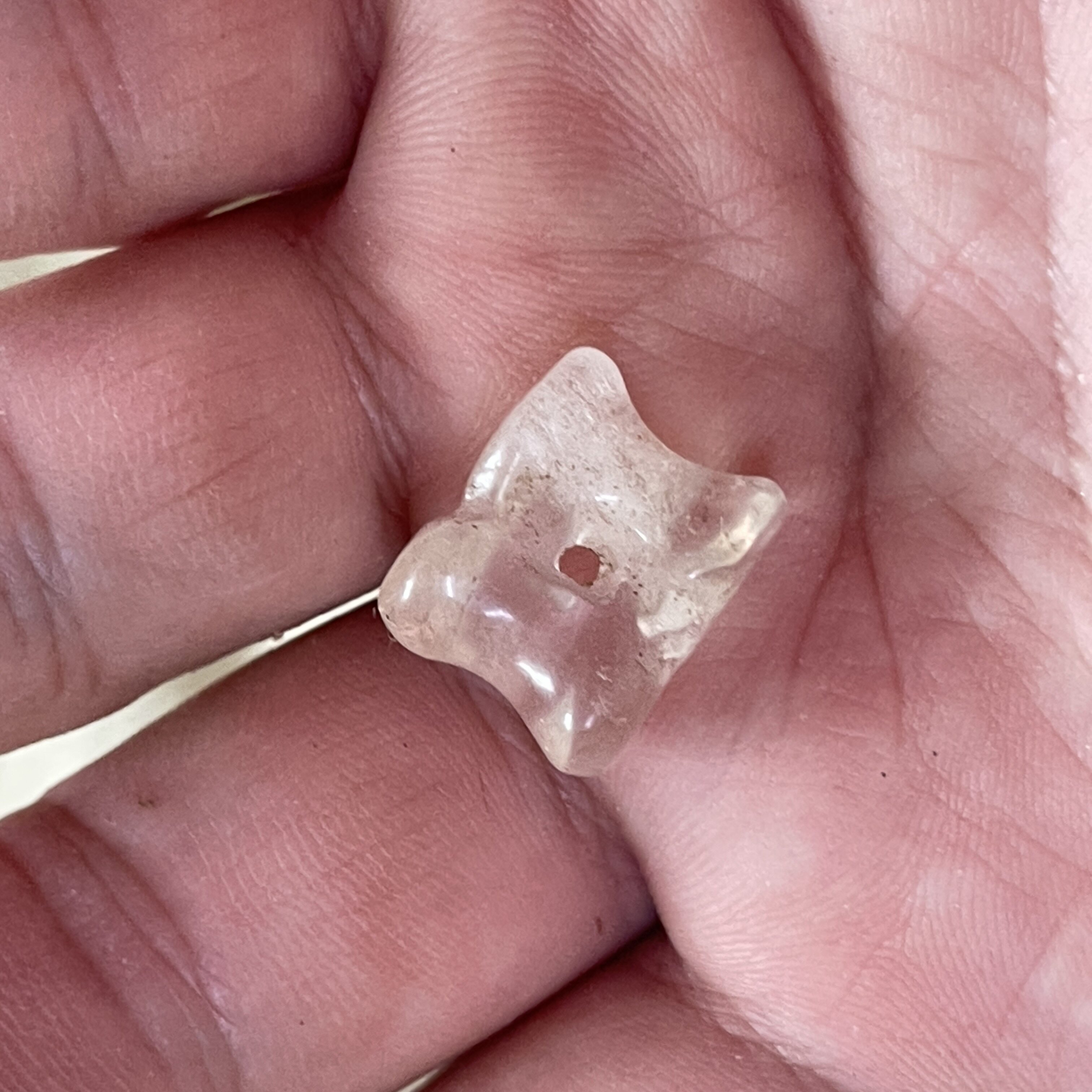 水晶嘎拉哈--98古玉老玉红山文化商周老物战汉辽金明清河磨玉和田