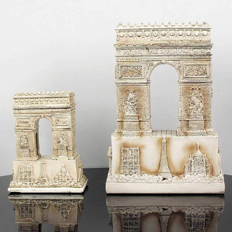 凯旋门法国装饰品巴黎雄狮摆件