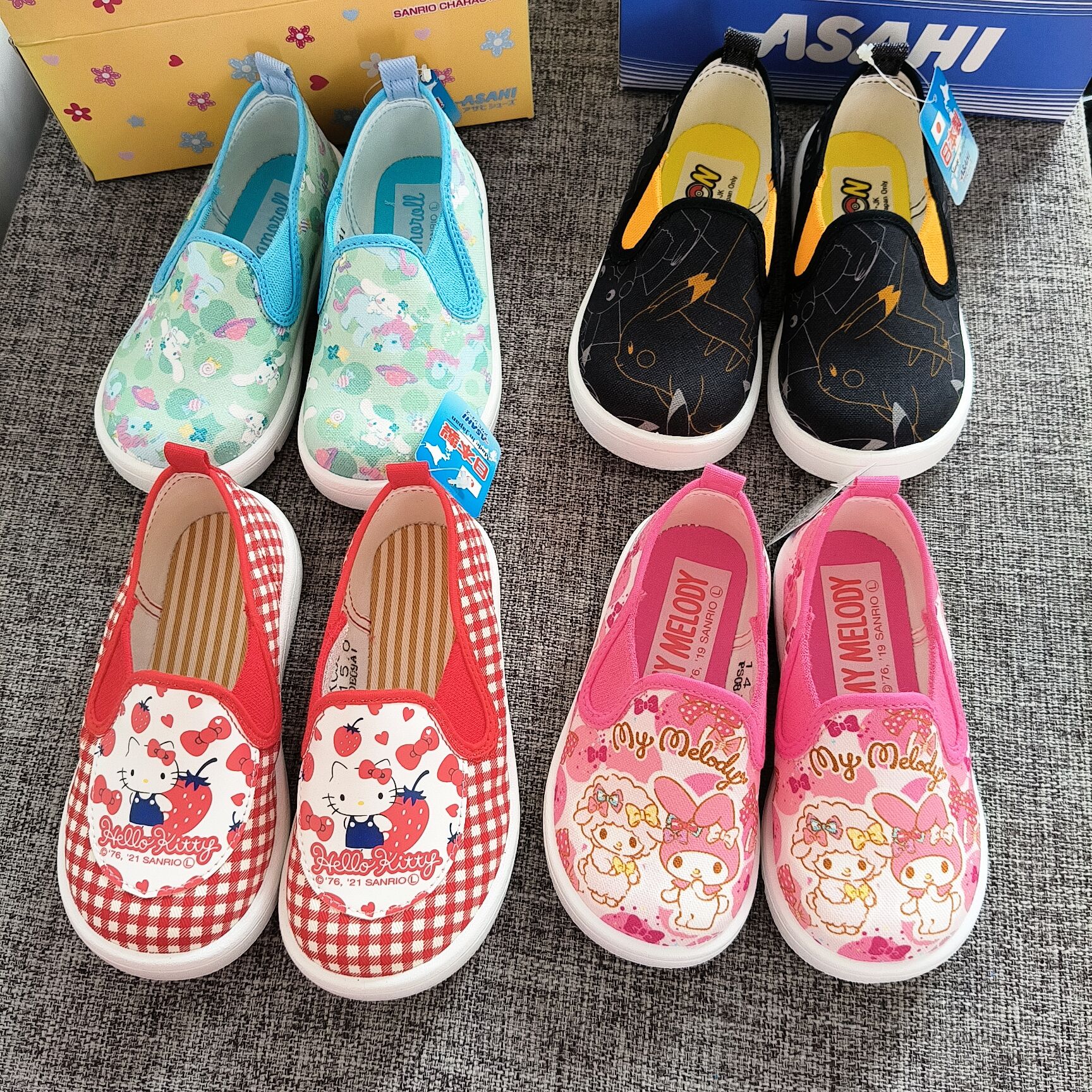 日本幼儿园室内鞋现货图片