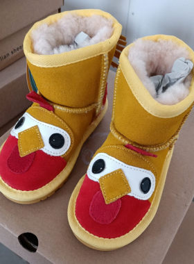 现货澳洲woollykids中童风棉鞋