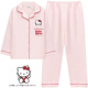 新款 薄 可爱卡通家居服套装 hellokitty睡衣女春秋季 梳织纯棉纱长袖