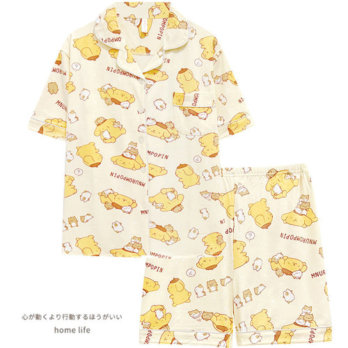 三丽鸥可爱布丁狗睡衣女款夏季
