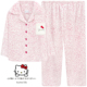 HelloKitty珊瑚绒睡衣女冬季 加厚可爱豹纹家居服冬天保暖毛绒套装