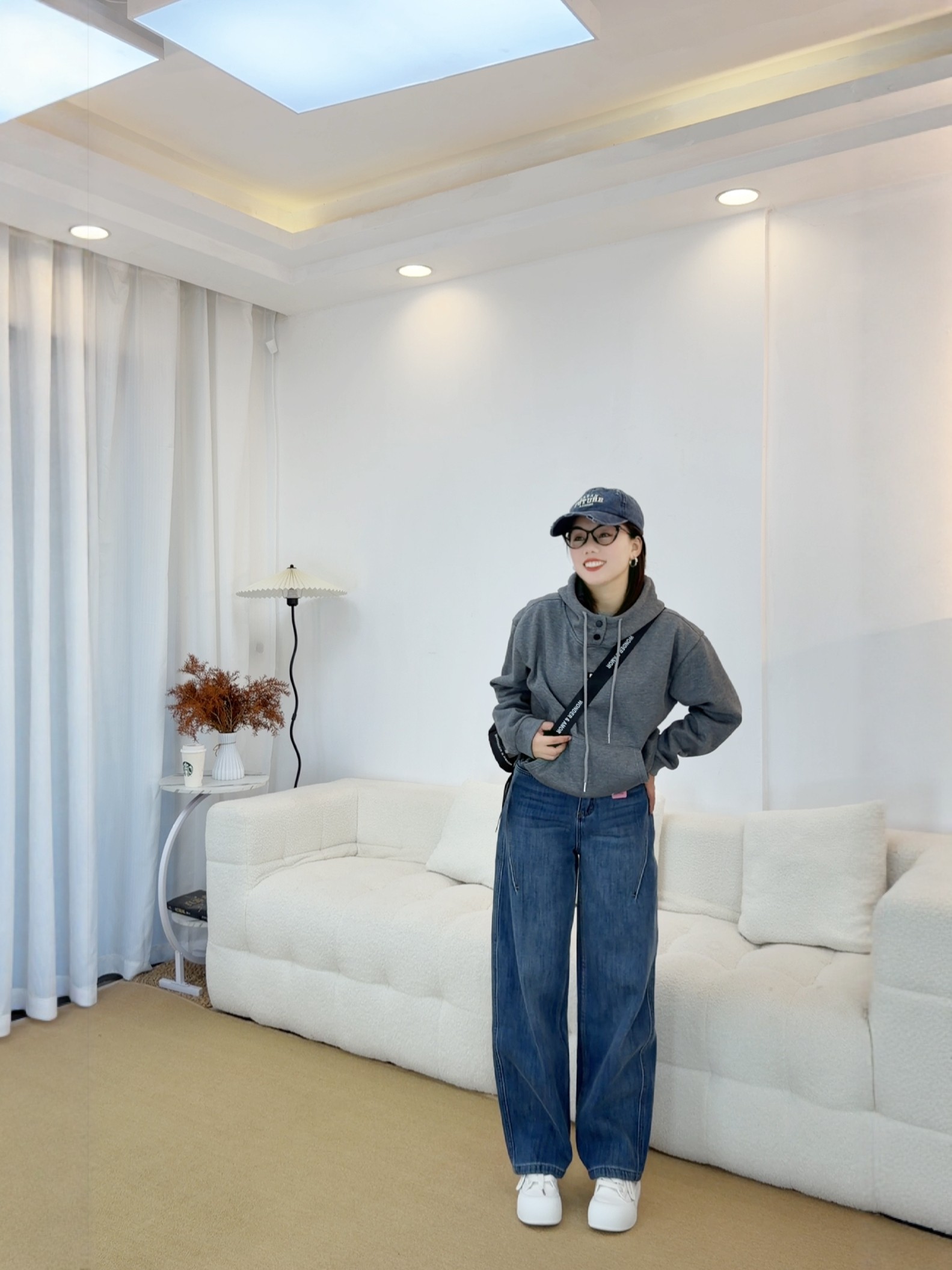 冬季加绒加厚复古阔腿牛仔裤女高腰显瘦宽松直筒裤子弯刀裤梨形,女装/女士精品,牛仔裤,淘宝优惠券,粉丝福利购,淘宝优惠卷