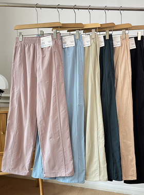 女装休闲长裤/休闲运动裤降落伞裤子防晒裤新款475820