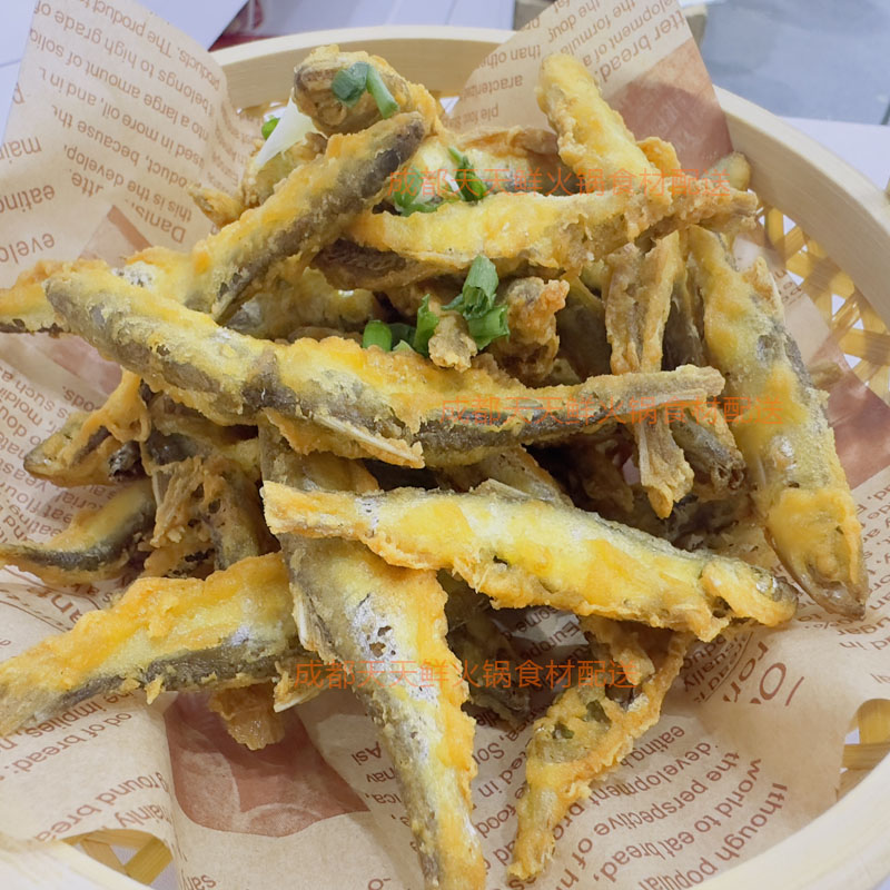 蓉城肖姐农家小酥鱼800克小河鱼小白鱼串杆鱼商用油炸小吃下酒菜