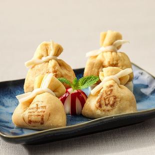 玖嘉久鲜虾福袋 虾仁鱼籽福袋 四川火锅食材豆捞麻辣烫配菜150克