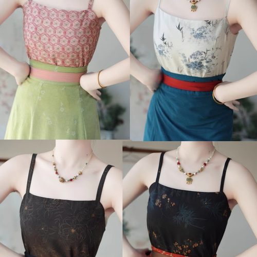 宋抹吊带可加胸垫透气好看百搭