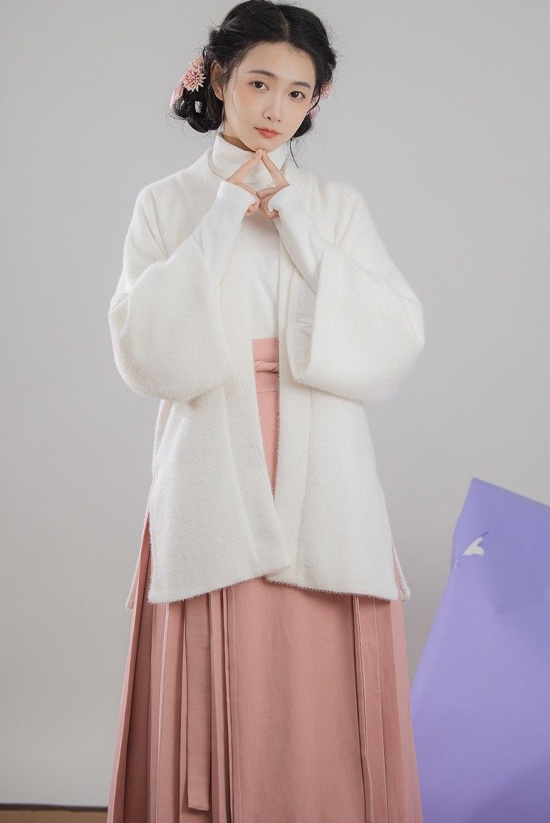 新款原创改良汉服女明制对襟半臂披袄毛呢马面裙jk汉元素春秋冬,女装/女士精品,汉服半身裙,淘宝优惠券,粉丝福利购,淘宝优惠卷