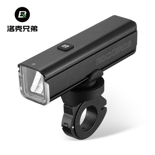 洛克兄弟自行车灯夜骑强光手电筒