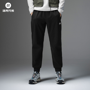 秋冬季 洛克兄弟休闲骑行长裤 男款 抓绒保暖束脚款 户外自行车运动裤