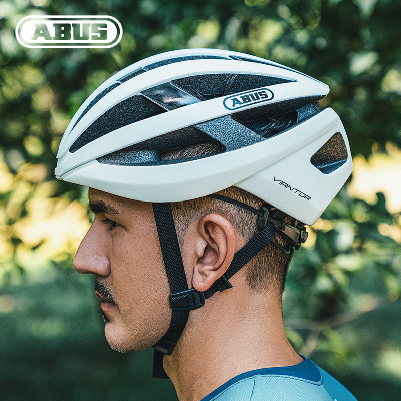 德国abus自行车头盔山地车头盔男女公路车头盔一体成型骑行装备