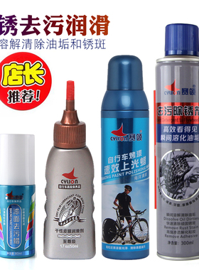 赛领CYLION自行车去污除锈剂飞轮链条牙盘前叉漆面清洁润滑油装备