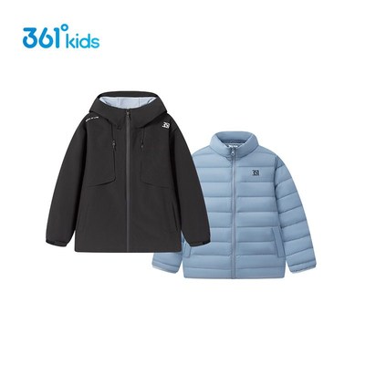 361儿童冲锋衣男童冬季羽绒内胆