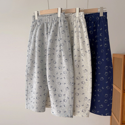 女童洋气好看的印花萝卜气球裤