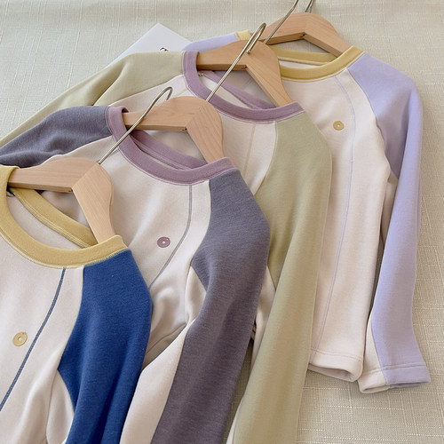 暖而不燥超软儿童冬季保暖T恤