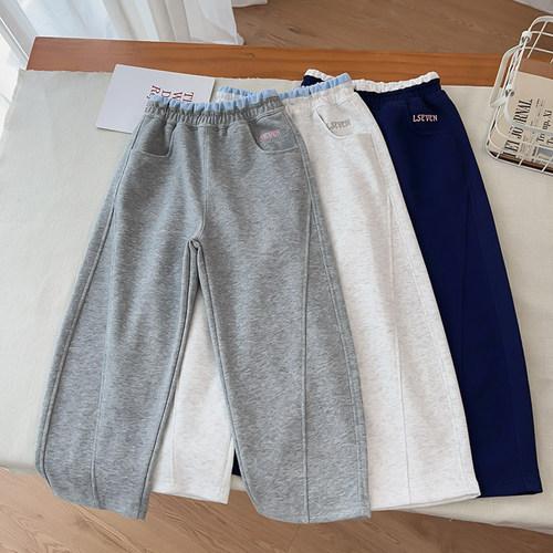 洋气好版型超好看弯刀香蕉裤