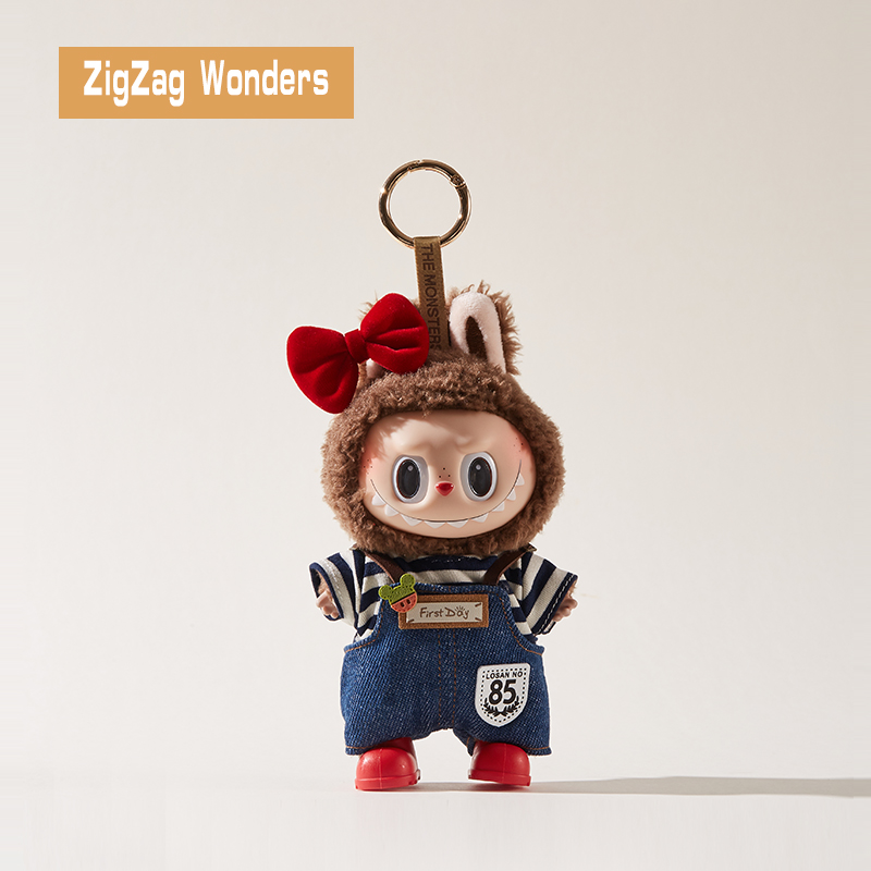 ZigZag软萌星球娃衣社拉布布labubu马卡龙搪胶公仔手工衣服潮娃衣